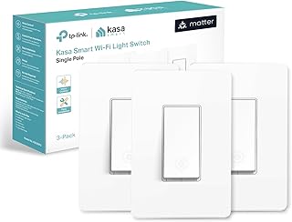Kasa KS205 Matter Smart Light Switch 3-Pack